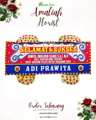 Karangan Bunga Ucapan Selamat di Susukanlebak