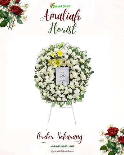 Krans Bunga Duka Cita di Susukanlebak